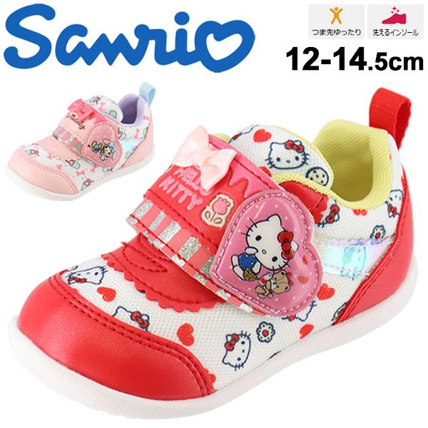 ベビーシューズ キッズ 女の子 スニーカー 子ども サンリオ Sanrio ハローキティ マイメロディ キャラクター 子供靴 12 14 5cm 女児 2e幅の通販はau Pay マーケット Apworld