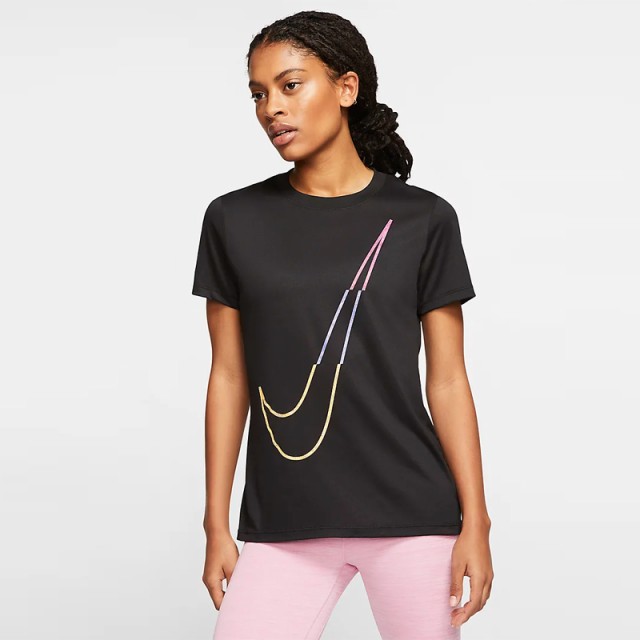 Tシャツ 半袖 レディース ナイキ Nike Dri Fit レジェンド アイコン クラッシュ スポーツウェア ロゴt 半袖シャツ 女性 トレーニング 黒 の通販はau Pay マーケット Apworld