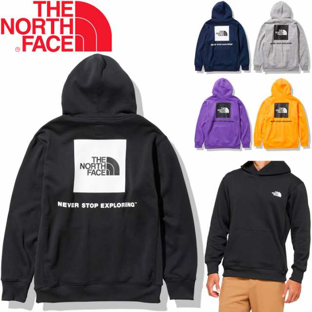 スウェット パーカー プルオーバー 裏起毛 メンズ ノースフェイス THE NORTH FACE バックスクエアロゴフーディ/スエット アウトドア ト