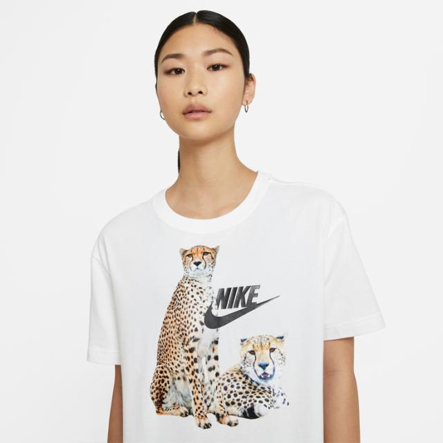 半袖 Tシャツ レディース ナイキ Nike Ws Nsw ボーイ フィアス S S Tee スポーツウェア チーター 動物 プリントt カジュアル ホワイト の通販はau Pay マーケット Apworld