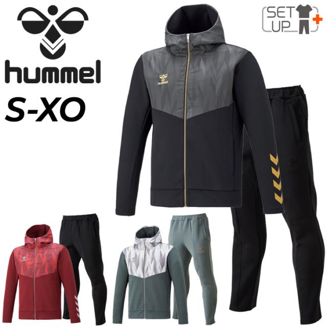 スウェット 上下 メンズ セットアップ ヒュンメル hummel スポーツウェア ジャケット ロングパンツ 上下組/サッカー フットサル トレーニング 男性 スエット 運動 スエジャー/HAP8247-HAP8247Pの通販は