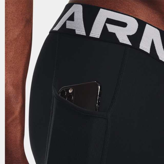 UNDER ARMOUR アンダーアーマー ロングタイツ コールドギア紺メンズMトレイル