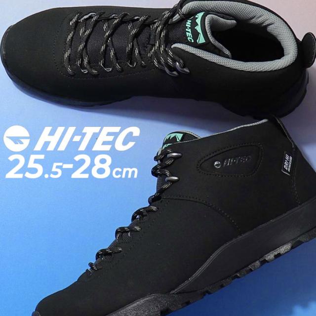 ハイテック アウトドアシューズ 2E幅 メンズ 靴 HI-TEC HT HKU13 AORAKI CLASSIC WP/透湿防水 ブーツスニーカー 男性 靴 ハイキング キャンプ 替えひも付き ブランド くつ/HT-HKU13-A