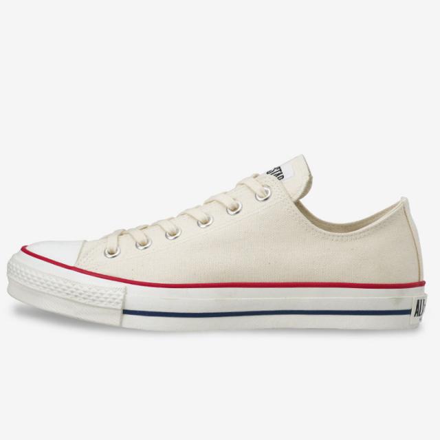 スニーカー メンズ レディース シューズ/コンバース converse キャンバス オールスター J OX/ローカット 日本製 ユニセックス ナチュラルホワイト 生成り色 靴 MADE IN JAPAN くつ/3216771_2