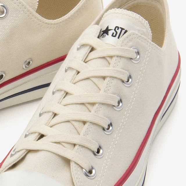 スニーカー メンズ レディース シューズ/コンバース converse キャンバス オールスター J OX/ローカット 日本製 ユニセックス ナチュラルホワイト 生成り色 靴 MADE IN JAPAN くつ/3216771_7