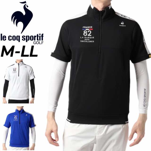 ルコックゴルフ メンズ 半袖シャツ 長袖インナーシャツ セット/le coq sportif golf スポーツ ゴルフウェア 2点セット/吸汗速乾  UVカット｜au PAY マーケット