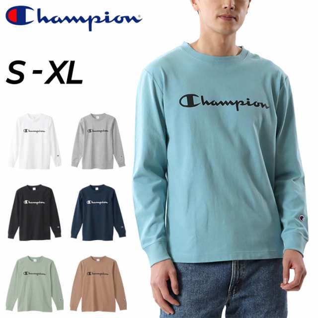 メンズ 長袖 Tシャツ チャンピオン Champion/スポーツ ウェア ロゴT ...