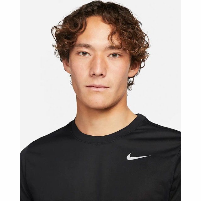 半袖 Tシャツ メンズ ナイキ NIKE Dri-FIT/スポーツウェア トレーニング フィットネス ランニング ジム/男性 速乾 ブラック 黒  トップス ｜au PAY マーケット