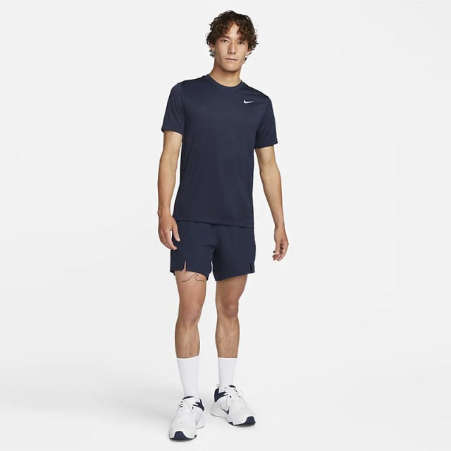 半袖 Tシャツ メンズ ナイキ NIKE Dri-FIT/スポーツウェア トレーニング フィットネス ランニング ジム/男性 速乾 紺色 ネイビー  トップ｜au PAY マーケット