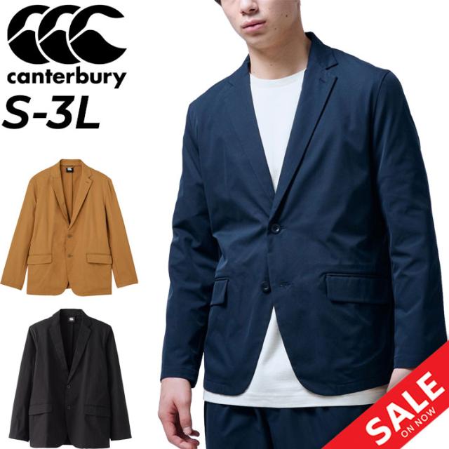 ジャケット アウター メンズ カンタベリー canterbury テーラードジャケット  撥水 ストレッチ 上着 男性 紳士服 ビジネス TRANSFER JACKET /RP71538