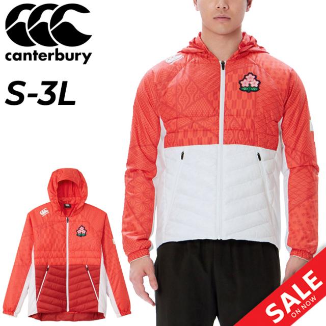 カンタベリー 中わたジャケット メンズ canterbury ジャパン JAPAN 日本代表 防寒アウター ラグビー スポーツウェア メンズウェア ラグビーウェア ジャンバー 秋冬 男性用 ブランド スポーツアパレル インサレーションジャケット/RW73612JH【2023WF】