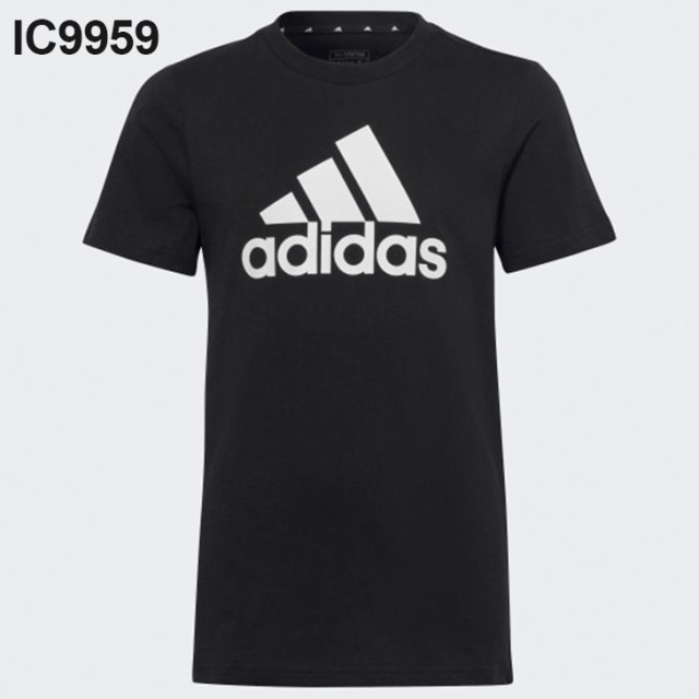 adidas トレフォイル ビッグロゴプリント クルーネック Tシャツ 杢