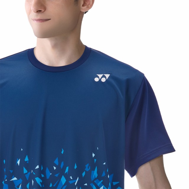 YONEX メンズ Lサイズ YONEX 半袖 Tシャツ 未使用に近い きれい ゲームシャツ ヨネックス アクアブルー 日本代表 ソフトテニス 他 7480円