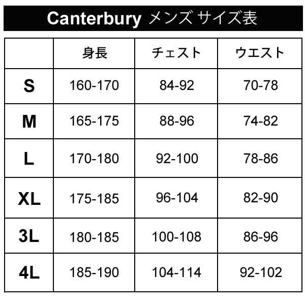 カンタベリー パーカー スウェット メンズ 4L 5L 大きいサイズ