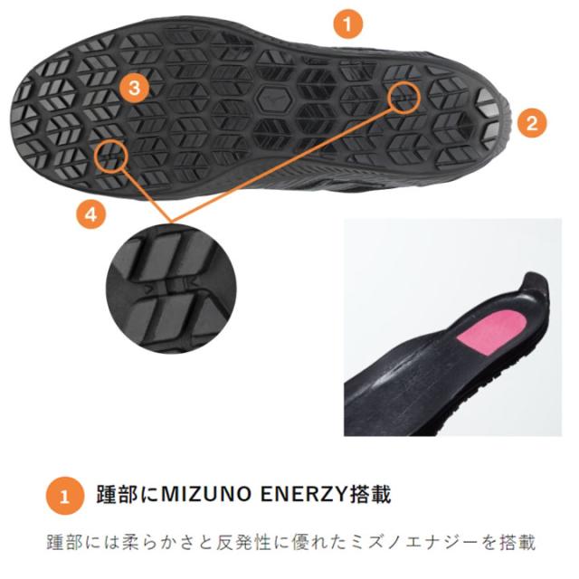ミズノ 作業靴 くつ クツ 3E相当 安全靴 くつ クツ メンズ ひも靴 くつ クツ mizuno オールマイティ TD 2 11L 紐/ローカット 軽量 普通作業用 ワーキングシューズ 男性 WORKD 仕事 プロテクティブスニーカー JSAA A種 合格認定/F1GA2300_12