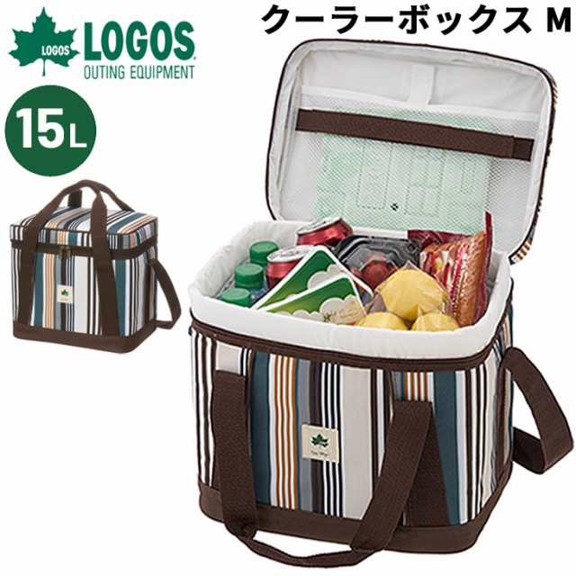 ロゴス 保冷バッグ 約15リットル LOGOS 氷点下パック抗菌・デザインクーラーM（Stripe）限定生産 クーラーバッグ 抗菌加工 ソフトタイプ  正規輸入品保証 スポーツ・アウトドア