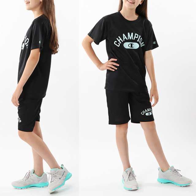 チャンピオン キッズ 半袖 Tシャツ ハーフパンツ 上下 130-160cm 子供 ...