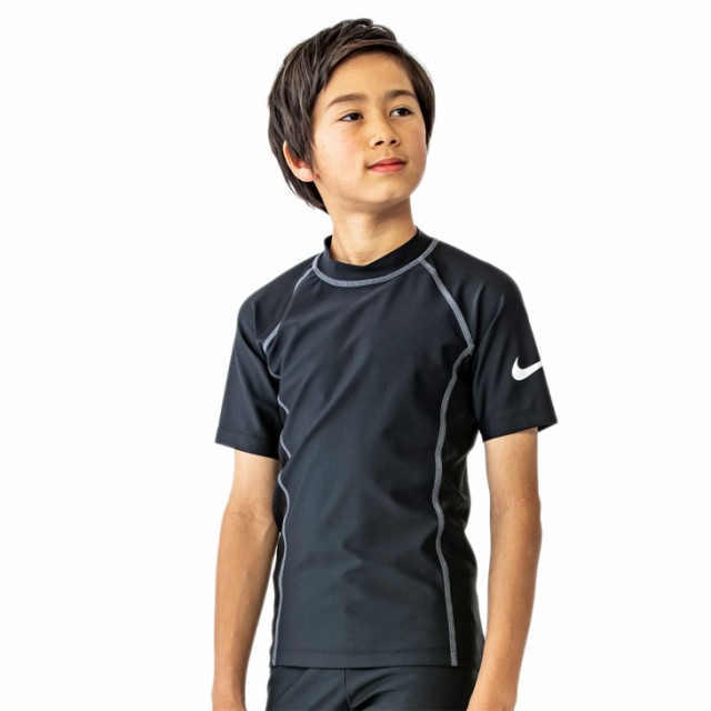 ナイキ キッズ ラッシュガード 半袖 ジュニア 男の子 NIKE SWIM