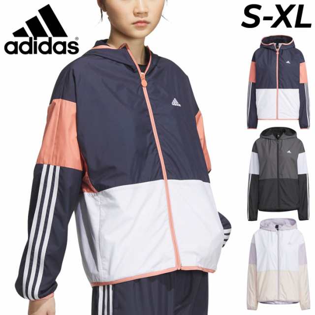 アディダス ウィンドブレーカー レディース adidas フーディ