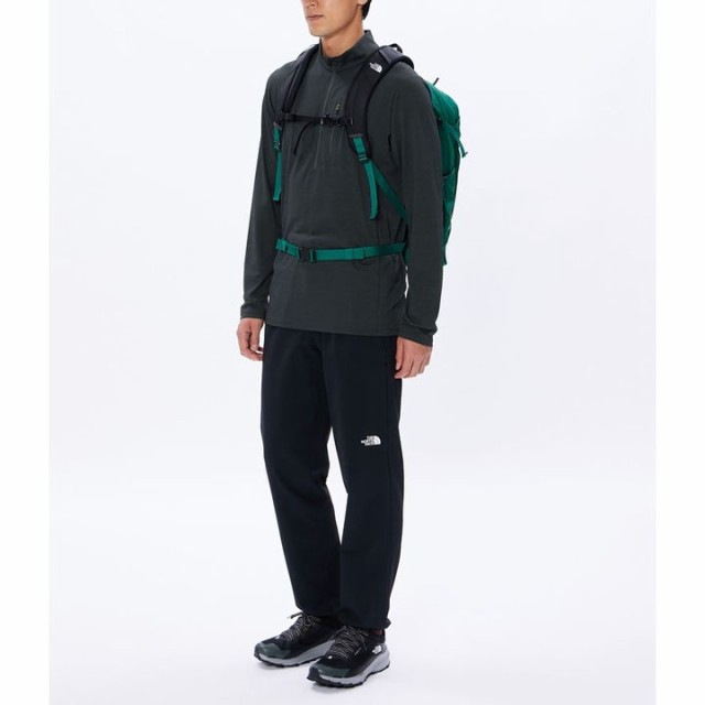 ノースフェイス 長袖 ジップシャツ メンズ THE NORTH FACE 抗菌防臭 速