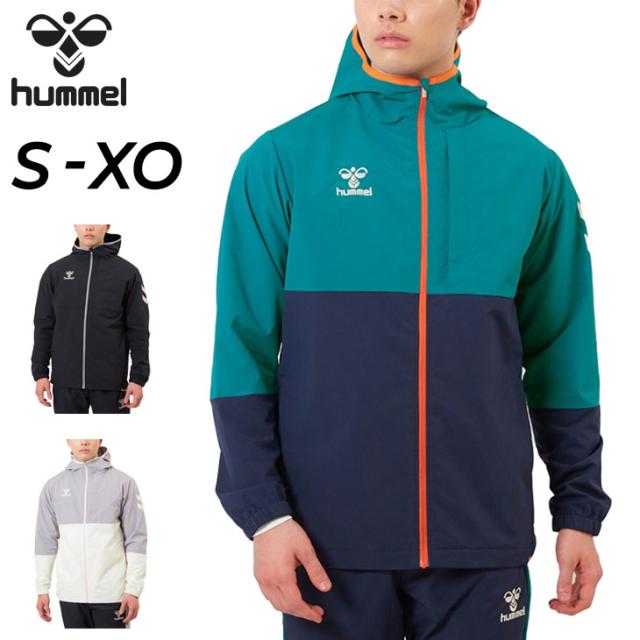 ヒュンメル メンズ ジャケット hummel ウーブン フルジップ フーディー アウター 撥水 はっ水 サッカー トレーニング スポーツウェア 男性用 男子 メンズウェア トレーニングジャケット ジャージ ブランド 秋 冬 スポーツアパレル/HAW2139