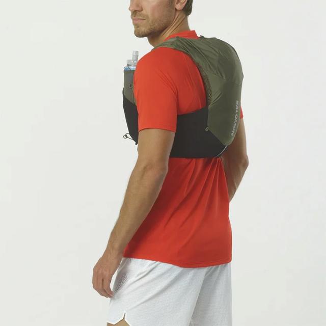 サロモン⭐︎ランニングベスト⭐︎ハイドレーションバックパック⭐︎一度のみ着用⭐︎トレラン サロモン ランニングベスト フラスク付 メンズ レディース