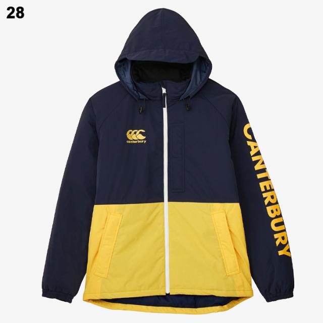 Canterbury ウォームアップウェア M ネイビー/イエロー