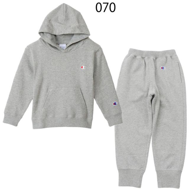 チャンピオン キッズ スウェット 上下 130-160cm 子供服 Champion プルオーバーパーカー ロングパンツ セットアップ 裏毛 スウェットシャツ スウェットパンツ 上下組 キッズウェア スエット 子ども こども スポーツ ルームウェア ブランド アパレル/CK-Y101-CK-Y201_1