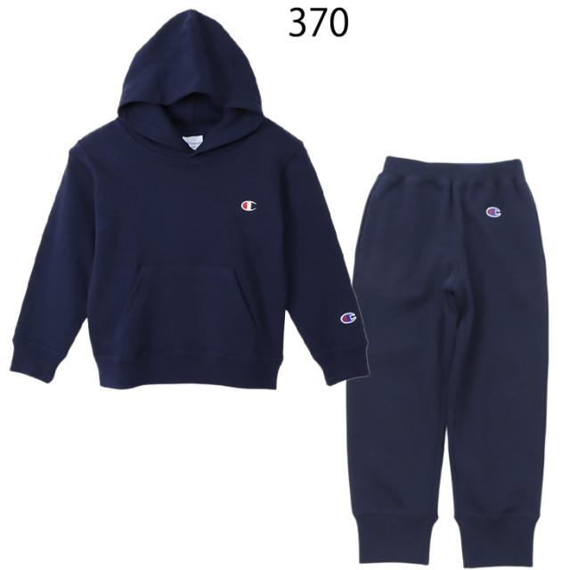 チャンピオン キッズ スウェット 上下 130-160cm 子供服 Champion プルオーバーパーカー ロングパンツ セットアップ 裏毛 スウェットシャツ スウェットパンツ 上下組 キッズウェア スエット 子ども こども スポーツ ルームウェア ブランド アパレル/CK-Y101-CK-Y201_2