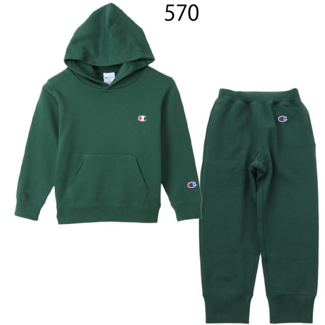 チャンピオン キッズ スウェット 上下 130-160cm 子供服 Champion プルオーバーパーカー ロングパンツ セットアップ 裏毛 スウェットシャツ スウェットパンツ 上下組 キッズウェア スエット 子ども こども スポーツ ルームウェア ブランド アパレル/CK-Y101-CK-Y201_4