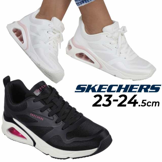 スケッチャーズ スニーカー レディース SKECHERS トレスエア ウノ-レボリューション-エアリー ローカット ひも靴 メッシュ スポーティ