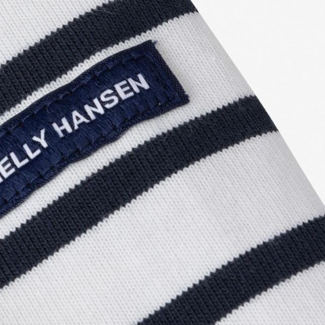 ヘリーハンセン ワンピース 長袖 マキシ丈 レディース HELLYHANSEN HHボーダー ワンピ ドレス ボーダー柄 ボートネック バスクシャツ 抗菌防臭 UVケア 女性用 春夏 アウトドアウェア リラックス ルームウェア ブランド アパレル/HW32417