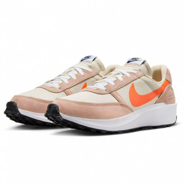 ナイキ スニーカー メンズ NIKE ワッフル デビュー リフレッシュ ローカット スポーツ シューズ 靴 生成り ベージュ オレンジ nike WAFFLE DEBUT REFRESH メンズシューズ ナイキスニーカー 運動靴 ブランド くつ/FJ4195-200