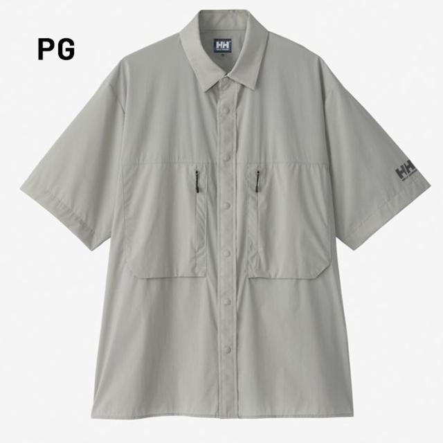 ヘリーハンセン 半袖シャツ ウインドシェル メンズ ユニセックス HELLYHANSEN パーテックス ウィンドシャツ アウトドアウェア ウエア 防風 通気性 はっ水 軽量 登山 キャンプ 海 マリン セーリング デイリー 羽織り ナイロン 服 ブランド アパレル/HH42400 ヘリーハンセン 半袖シャツ ウインドシェル メンズ ユニセックス
