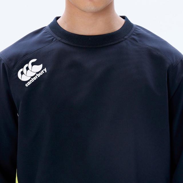 カンタベリー トレーニングシャツ 4L 5L 6L メンズ 大きいサイズ canterbury プラクティス プルオーバー ビッグサイズ 長袖ピステ ラグビー スポーツウェア ウエア はっ水 男性用 ラガー ブランド トップス メンズウェア アパレル/RG73703B_12