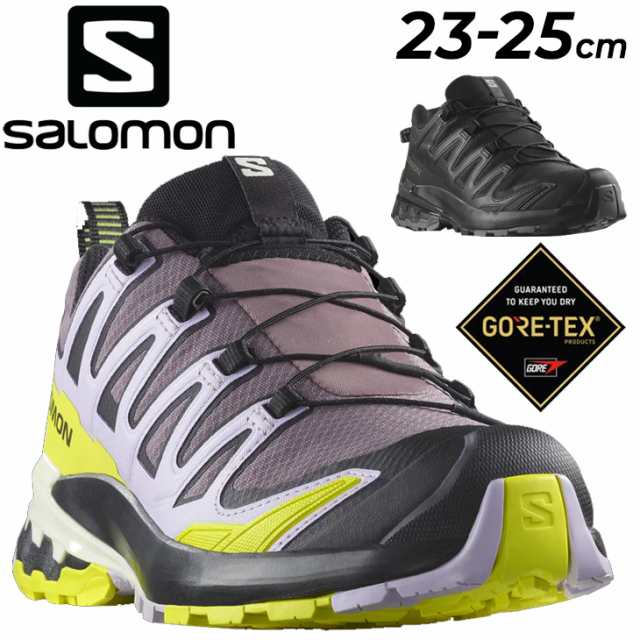 サロモン トレイルランニングシューズ レディース ゴアテックス SALOMON XA PRO 3D V9 GORE-TEX 防水 安定性 耐久性 女性用 ローカット