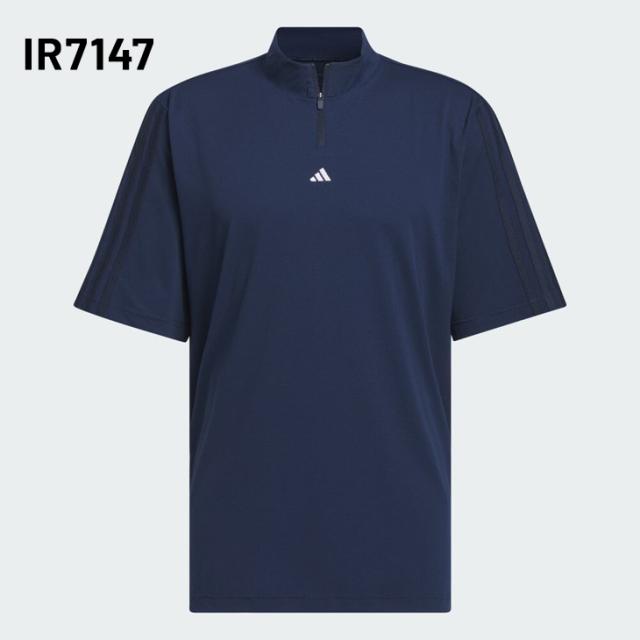 アディダス 半袖シャツ モックネック メンズ ゴルフウェア adidas GOLF ULT365 ツイストニット ピケルーズフィット ジップモック 男性 紳士用 ゴルフシャツ メンズウェア ゴルフポロ 服 スポーツウェア ウェア 春夏 ブランド アパレル/KOV88の通販は