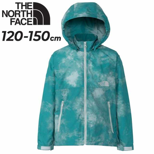 ノースフェイス キッズ ウインドブレーカー 120-150cm 子供服 THE NORTH FACE ノベルティカラー ジャケット アウター タイダイ柄 ジュニ