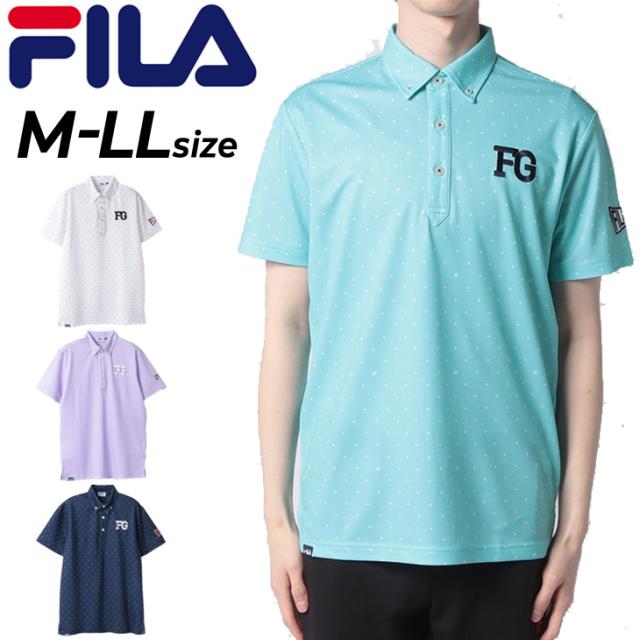フィラゴルフ 半袖 ポロシャツ メンズ ゴルフウェアFILA GOLF ドット柄半袖シャツ 総柄 ゴルフポロ ボタンダウン ゴルフシャツ 男性 紳士用 トップス メンズウエア スポーツウェア ブランド アパレル/744600の通販は 5,808円