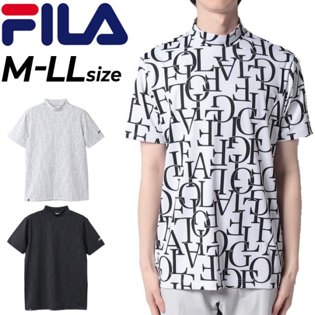 フィラゴルフ 半袖シャツ メンズ ゴルフウェアFILA GOLF モックネックシャツ 総柄プリント 防透加工 ゴルフシャツ 男性 紳士用 トップス メンズウエア スポーツウェア ブランド アパレル/744661の通販は 6,070円