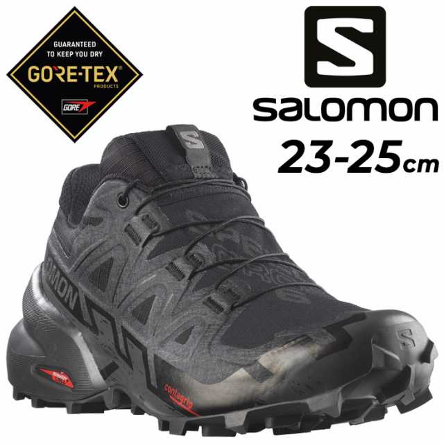 サロモン トレイルランニングシューズ レディース ゴアテックス SALOMON SPEEDCROSS 6 GORE-TEX 防水性 通気性 女性用 ローカット ランニ