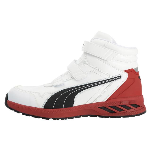 プーマ メンズ ワークシューズ 作業靴 PUMA SAFETY ライダー2.0・ミッド 安全靴 セーフティーシューズ ミドルカット ミッドカット 先芯 衝撃吸収 耐油 軽量 面ファスナー JSAA規格 A種 プロスニーカー 男性 建設 工場 DIY Rider 2.0 Low ブランド くつ/rider20mid