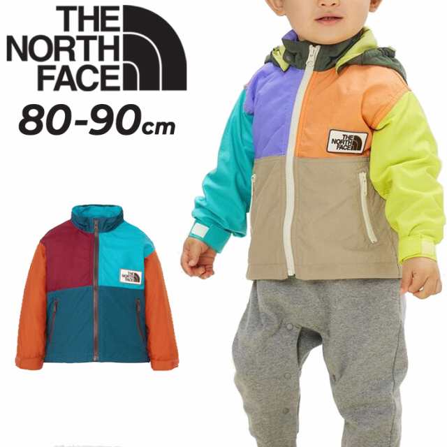 ノースフェイス ベビーウェア 80cm 90cm ウインドブレーカー THE NORTH FACE グランドコンパクトジャケット 防風 はっ水 ベビー服 アウタ