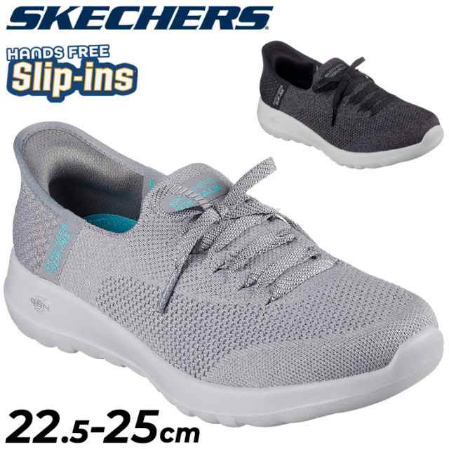 スケッチャーズ レディース スリップインズ スニーカー SKECHERS ゴーウォーク GO WALK JOY-ABBY 4E相当 幅広ワイド ローカット ハンズフ