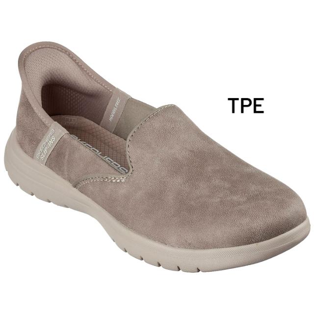 スケッチャーズ レディースシューズ スリップインズ スニーカー SKECHERS ON-THE-GO FLEX ローカット ハンズフリー スリッポン 女性用 シンプル 運動靴 婦人靴 ブランド くつ/136544
