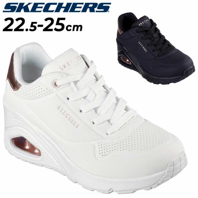 スケッチャーズ レディース スニーカー SKECHERS UNO WEDGE ローカット ウエッジソール ダッドスニーカー ダッドシューズ 女性用 スポ