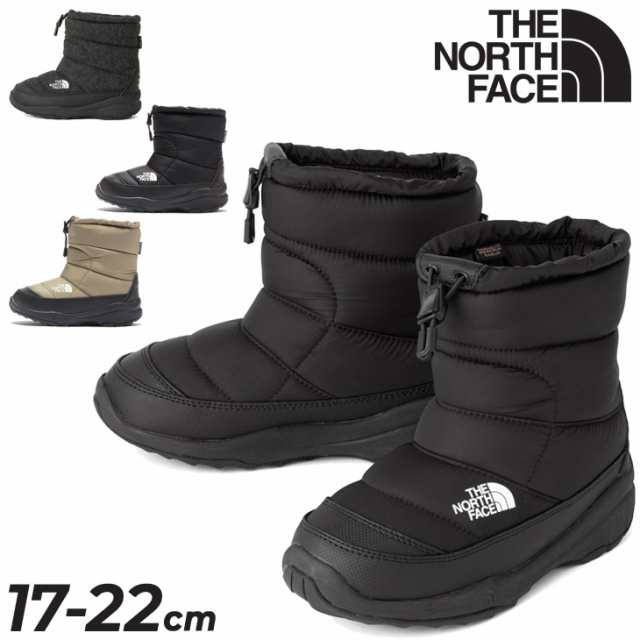 ノースフェイス キッズ ウィンターブーツ 17-22cm THE NORTH FACE ヌプシ ブーティ ウォータープルーフ ジュニア 子ども用 防水ブーツ 子