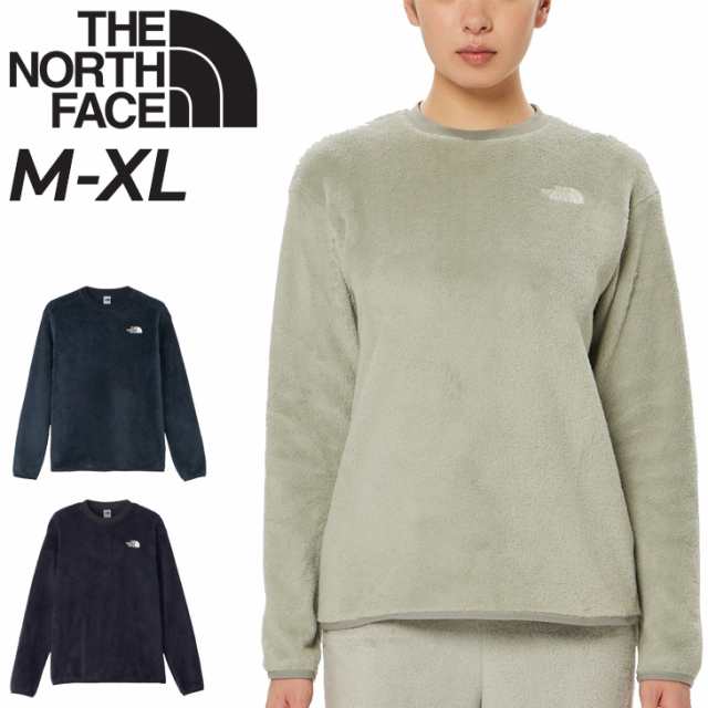 ノースフェイス フリースシャツ 長袖 レディース THE NORTH FACE バーサミッドクルー 保温着 アウトドアウェア 登山 トレッキング スポー