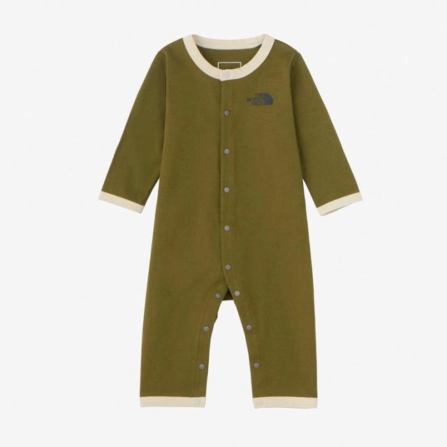 ザ・ノース・フェイス THE NORTH FACE 大人用長袖Tシャツ ベビーロンパース 2点セット メッシュバッグ付き ブランド レディース メンズ 赤ちゃん ユニセックス マタニティウェア ベビーウェア ベビー服 親子 オーガニックコットン 出産祝い ギフト/NTM82301_4