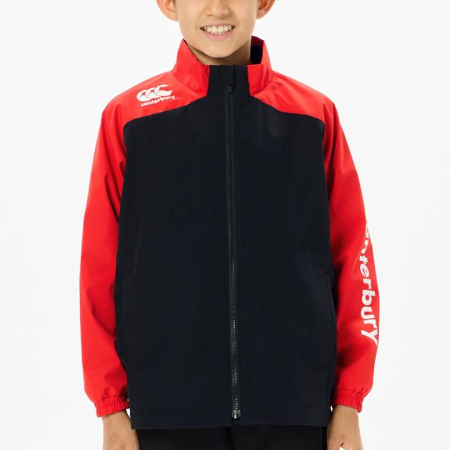 カンタベリー キッズ ウィンドブレーカー 上下 canterbury ジュニア ジャケット ロングパンツ セットアップ 裏起毛 140cm 150cm 160cm 子供服 上下組 保温 はっ水 ラグビー スポーツウェア 運動 こども ウインドブレーカー ブランド アパレル/RGJ74532-RGJ14533 ウインドブレーカー